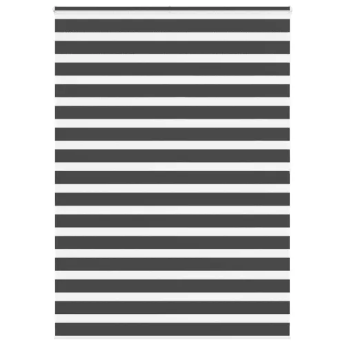 vidaXL zebrafüggönnyel fekete szövetszélesség 160,9 cm poliészter