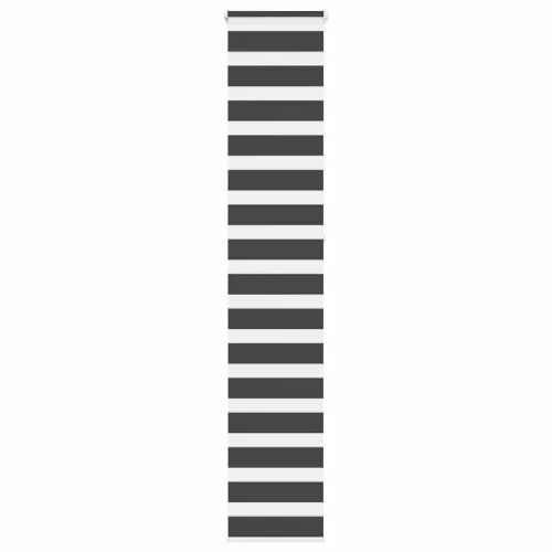 vidaXL zebrafüggönnyel fekete szövetszélesség 40,9 cm poliészter