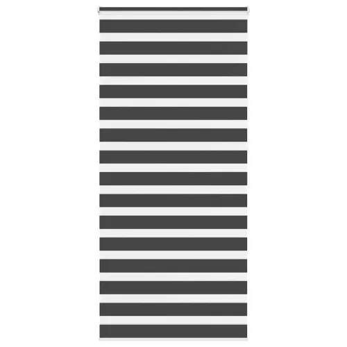 vidaXL zebrafüggönnyel fekete szövetszélesség 105,9 cm poliészter