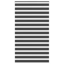   vidaXL zebrafüggönnyel fekete szövetszélesség 115,9 cm poliészter