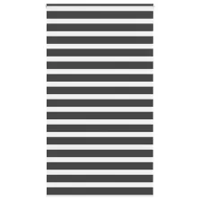   vidaXL zebrafüggönnyel fekete szövetszélesség 125,9 cm poliészter