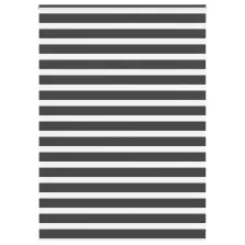   vidaXL zebrafüggönnyel fekete szövetszélesség 150,9 cm poliészter