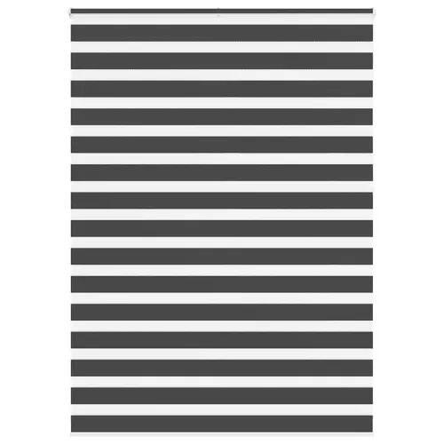 vidaXL zebrafüggönnyel fekete szövetszélesség 150,9 cm poliészter