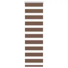  vidaXL zebrafüggönnyel barna szövetszélesség 40,9 cm poliészter