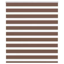   vidaXL zebrafüggönnyel barna szövetszélesség 120,9 cm poliészter