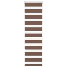   vidaXL zebrafüggönnyel barna szövetszélesség 35,9 cm poliészter