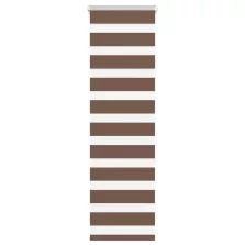   vidaXL zebrafüggönnyel barna szövetszélesség 40,9 cm poliészter