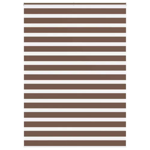 vidaXL zebrafüggönnyel barna szövetszélesség 160,9 cm poliészter