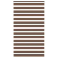   vidaXL zebrafüggönnyel barna szövetszélesség 125,9 cm poliészter