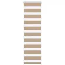   vidaXL zebrafüggönnyel homokbarna szövetszélesség 40,9 cm poliészter