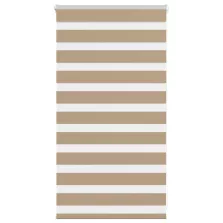   vidaXL zebrafüggönnyel homokbarna szövetszélesség 65,9 cm poliészter