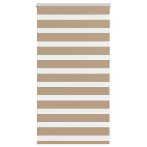 vidaXL zebrafüggönnyel homokbarna szövetszélesség 75,9 cm poliészter