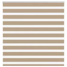   vidaXL zebrafüggönnyel homokbarna szövetszélesség 145,9 cm poliészter