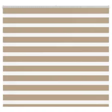   vidaXL zebrafüggönnyel homokbarna szövetszélesség 150,9 cm poliészter