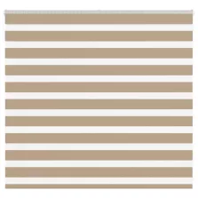   vidaXL zebrafüggönnyel homokbarna szövetszélesség 160,9 cm poliészter