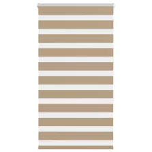  vidaXL zebrafüggönnyel homokbarna szövetszélesség 65,9 cm poliészter