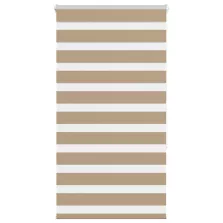   vidaXL zebrafüggönnyel homokbarna szövetszélesség 70,9 cm poliészter