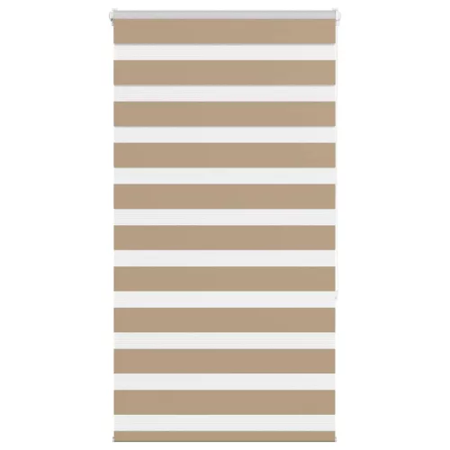 vidaXL zebrafüggönnyel homokbarna szövetszélesség 70,9 cm poliészter
