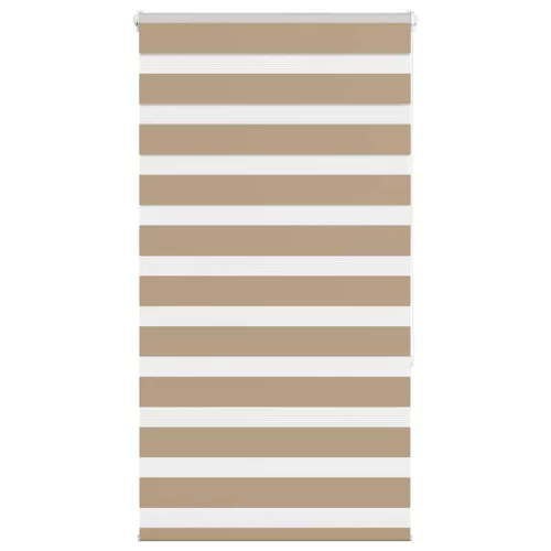 vidaXL zebrafüggönnyel homokbarna szövetszélesség 75,9 cm poliészter