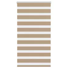   vidaXL zebrafüggönnyel homokbarna szövetszélesség 85,9 cm poliészter
