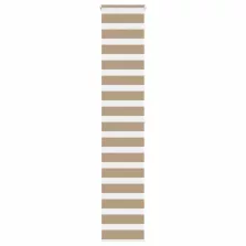   vidaXL zebrafüggönnyel homokbarna szövetszélesség 40,9 cm poliészter