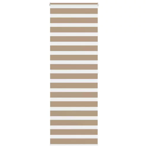 vidaXL zebrafüggönnyel homokbarna szövetszélesség 65,9 cm poliészter