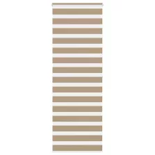   vidaXL zebrafüggönnyel homokbarna szövetszélesség 80,9 cm poliészter