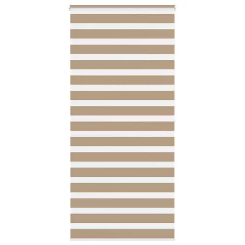 vidaXL zebrafüggönnyel homokbarna szövetszélesség 100,9 cm poliészter