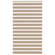   vidaXL zebrafüggönnyel homokbarna szövetszélesség 130,9 cm poliészter