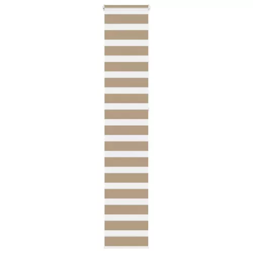 vidaXL zebrafüggönnyel homokbarna szövetszélesség 35,9 cm poliészter
