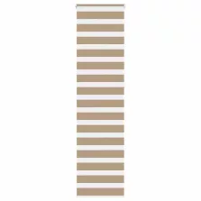   vidaXL zebrafüggönnyel homokbarna szövetszélesség 60,9 cm poliészter