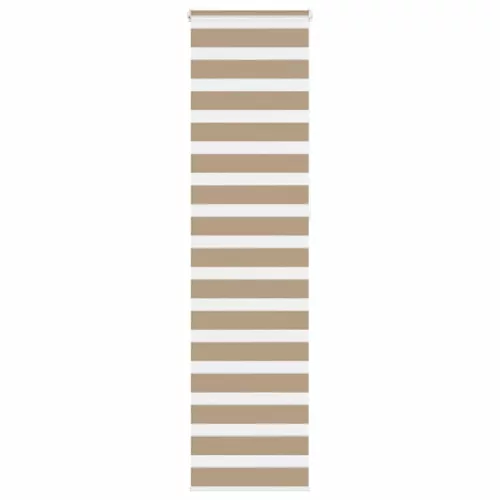 vidaXL zebrafüggönnyel homokbarna szövetszélesség 60,9 cm poliészter