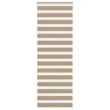   vidaXL zebrafüggönnyel homokbarna szövetszélesség 75,9 cm poliészter