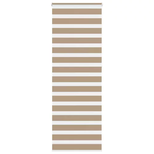 vidaXL zebrafüggönnyel homokbarna szövetszélesség 75,9 cm poliészter