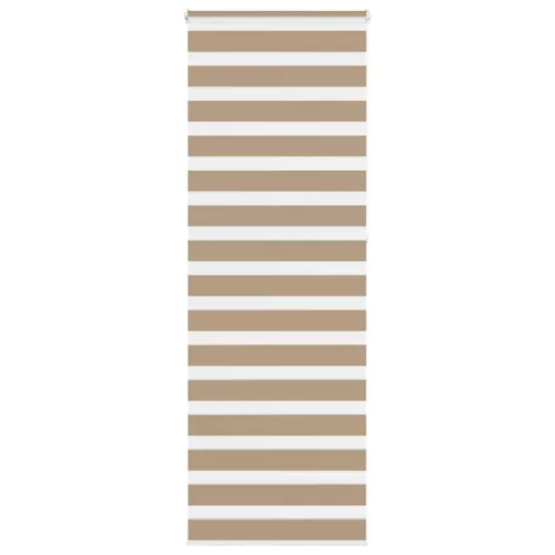 vidaXL zebrafüggönnyel homokbarna szövetszélesség 80,9 cm poliészter