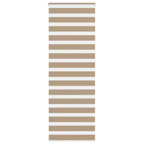 vidaXL zebrafüggönnyel homokbarna szövetszélesség 85,9 cm poliészter