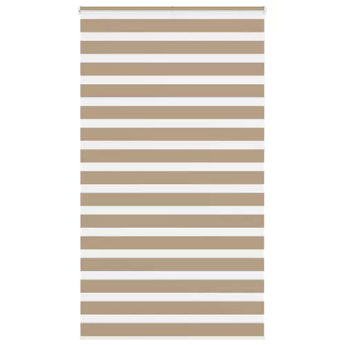 vidaXL zebrafüggönnyel homokbarna szövetszélesség 115,9 cm poliészter