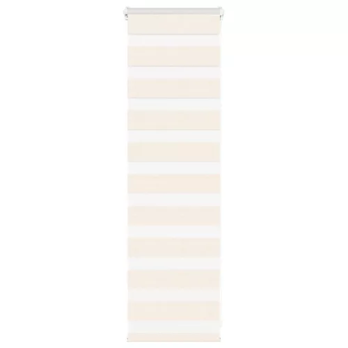 vidaXL zebrafüggönnyel márványbézs szövetszélesség 45,9 cm poliészter