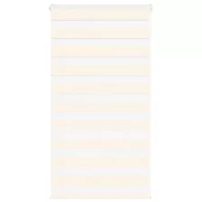   vidaXL zebrafüggönnyel márványbézs szövetszélesség 65,9 cm poliészter