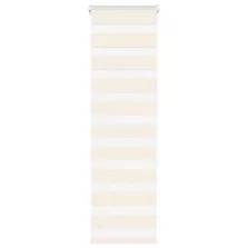   vidaXL zebrafüggönnyel márványbézs szövetszélesség 45,9 cm poliészter