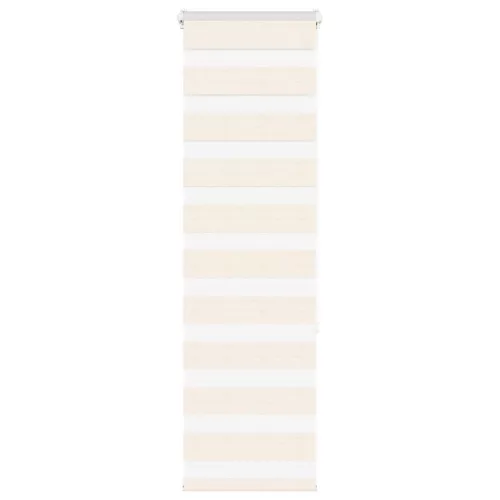 vidaXL zebrafüggönnyel márványbézs szövetszélesség 45,9 cm poliészter