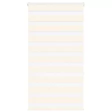   vidaXL zebrafüggönnyel márványbézs szövetszélesség 70,9 cm poliészter
