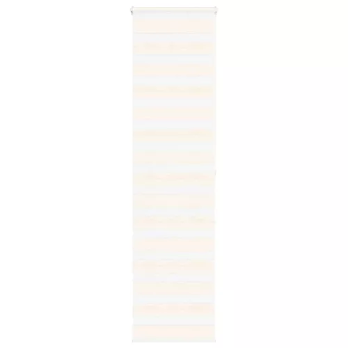 vidaXL zebrafüggönnyel márványbézs szövetszélesség 55,9 cm poliészter