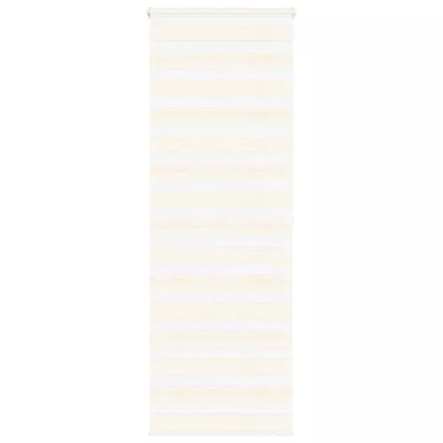 vidaXL zebrafüggönnyel márványbézs szövetszélesség 75,9 cm poliészter