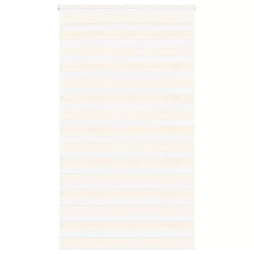 vidaXL zebrafüggönnyel márványbézs szövetszélesség 120,9 cm poliészter