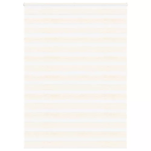 vidaXL zebrafüggönnyel márványbézs szövetszélesség 155,9 cm poliészter