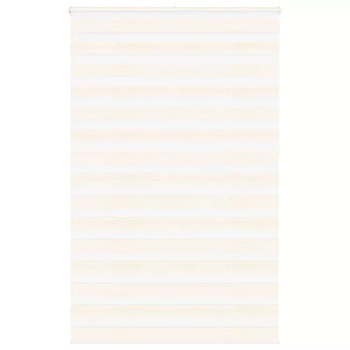 vidaXL zebrafüggönnyel márványbézs szövetszélesség 140,9 cm poliészter