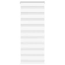   vidaXL zebrafüggönnyel fehér szövetszélesség 50,9 cm poliészter