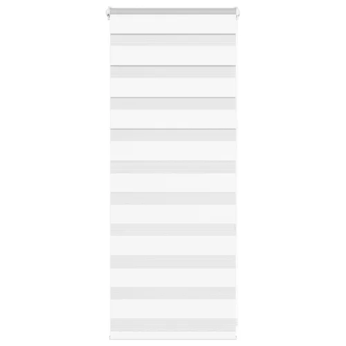vidaXL zebrafüggönnyel fehér szövetszélesség 50,9 cm poliészter