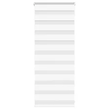   vidaXL zebrafüggönnyel fehér szövetszélesség 60,9 cm poliészter